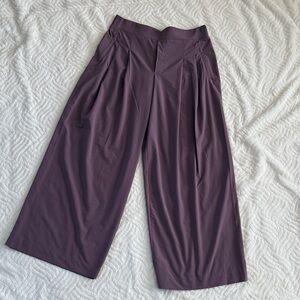 Athleta Purple Wide Leg Pants